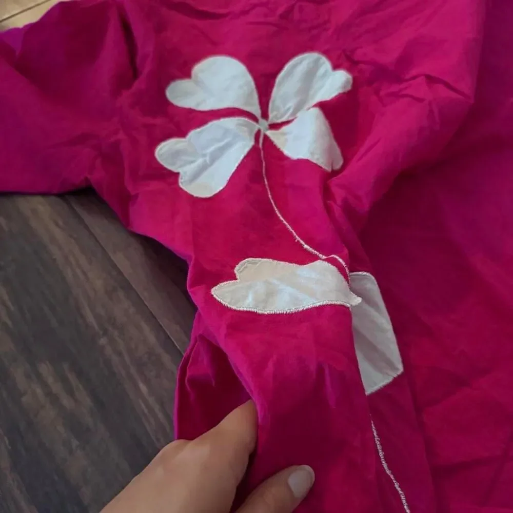 Free-people Women's Pink and White Dress